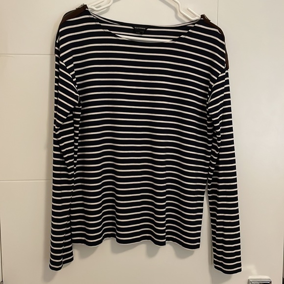 Club Monaco Navy Boatneck Top - Picture 1 of 7